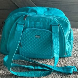 LUG Propeller Gym Overnight Weekend Carry On Duffle Bag Teal